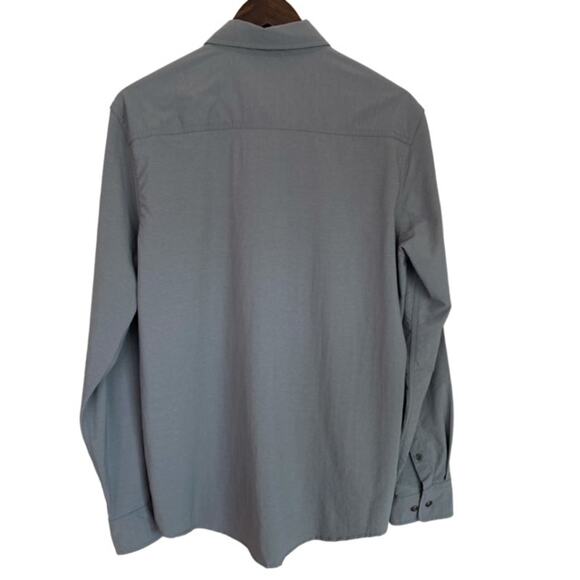 Swiss+Tech Gray Long Sleeve Button Up Shirt - Medium - Picture 4 of 4